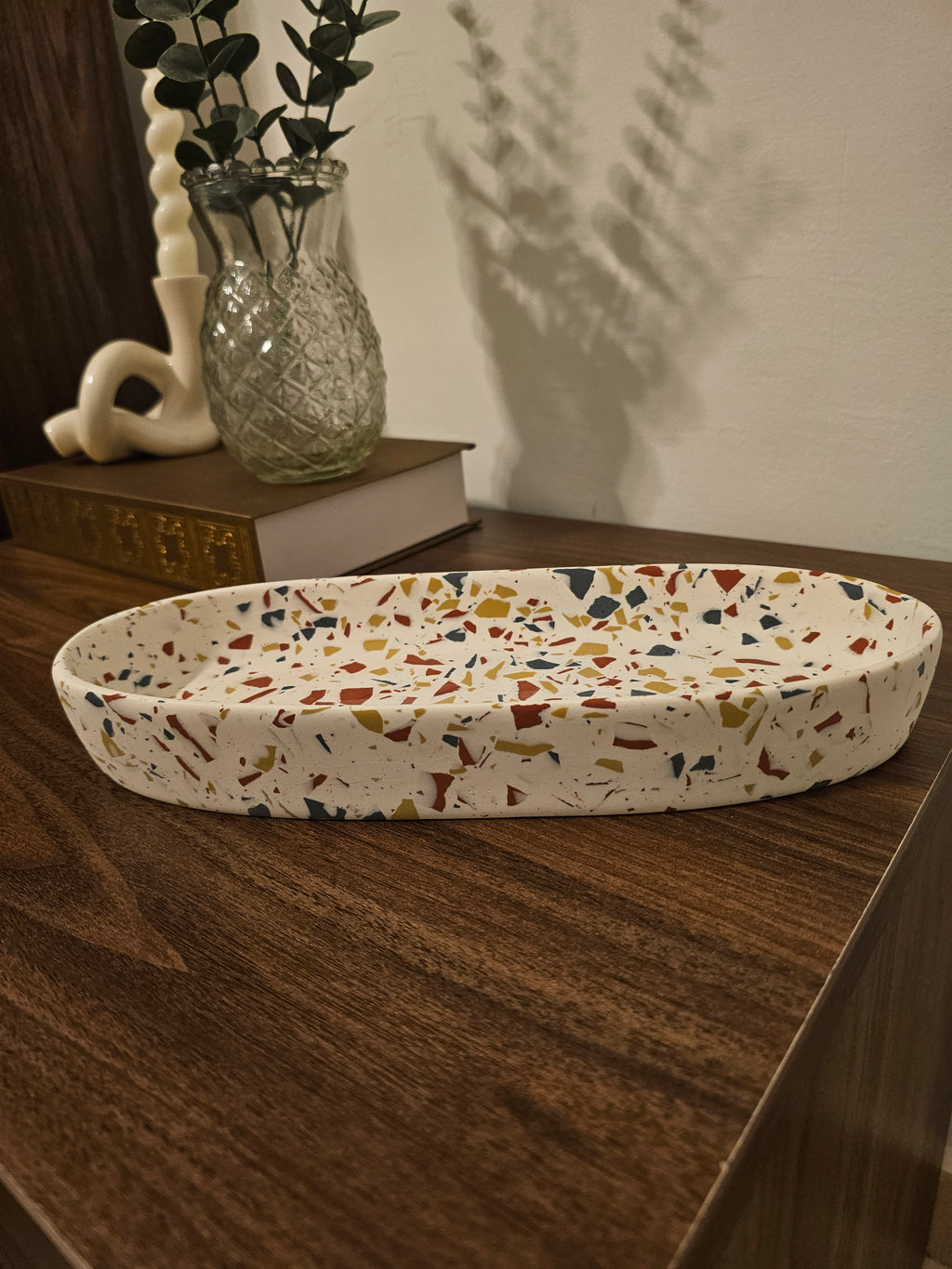Terrazzo Oval Bowl- Afrikata