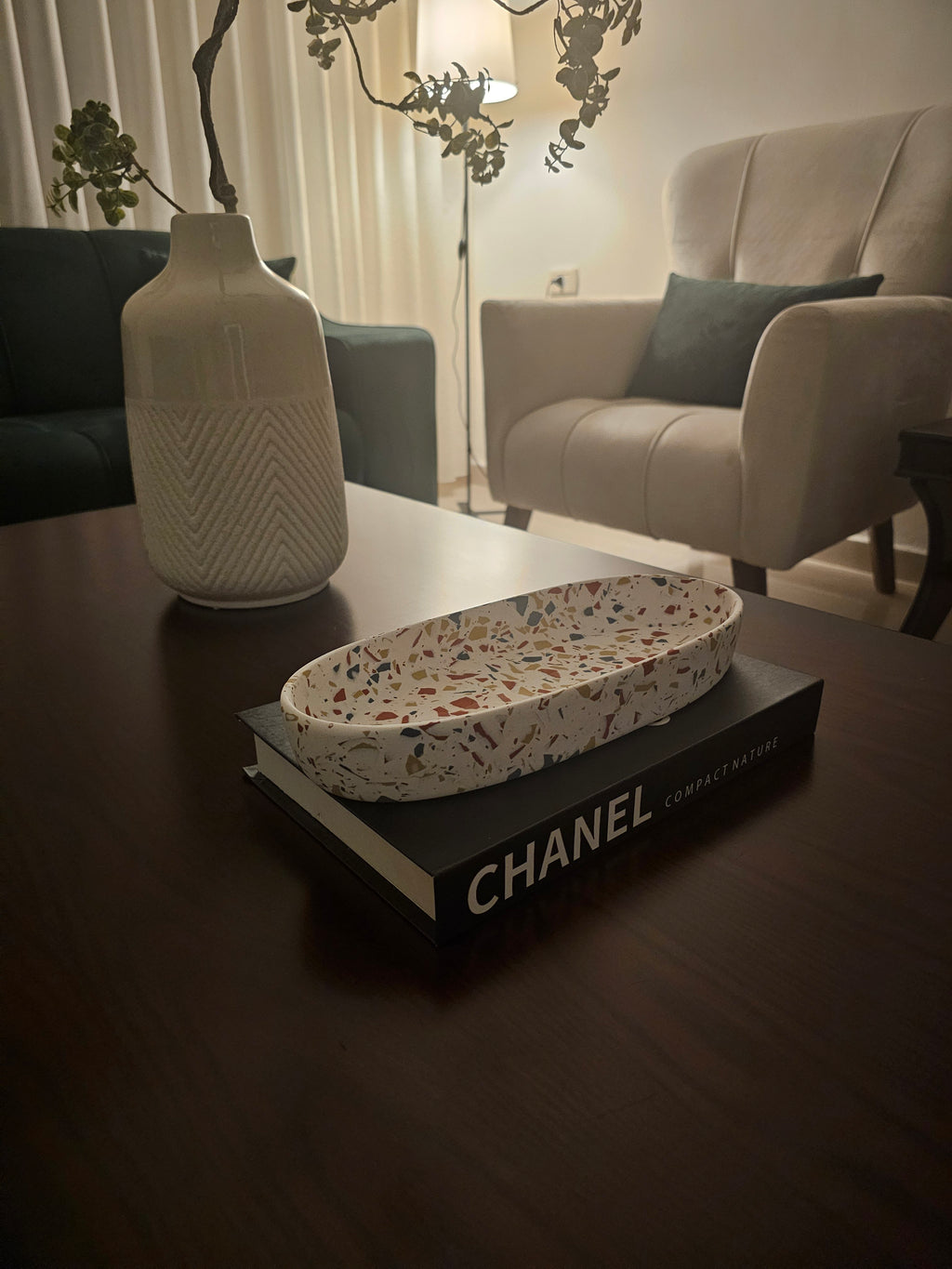 Terrazzo Oval Bowl Package