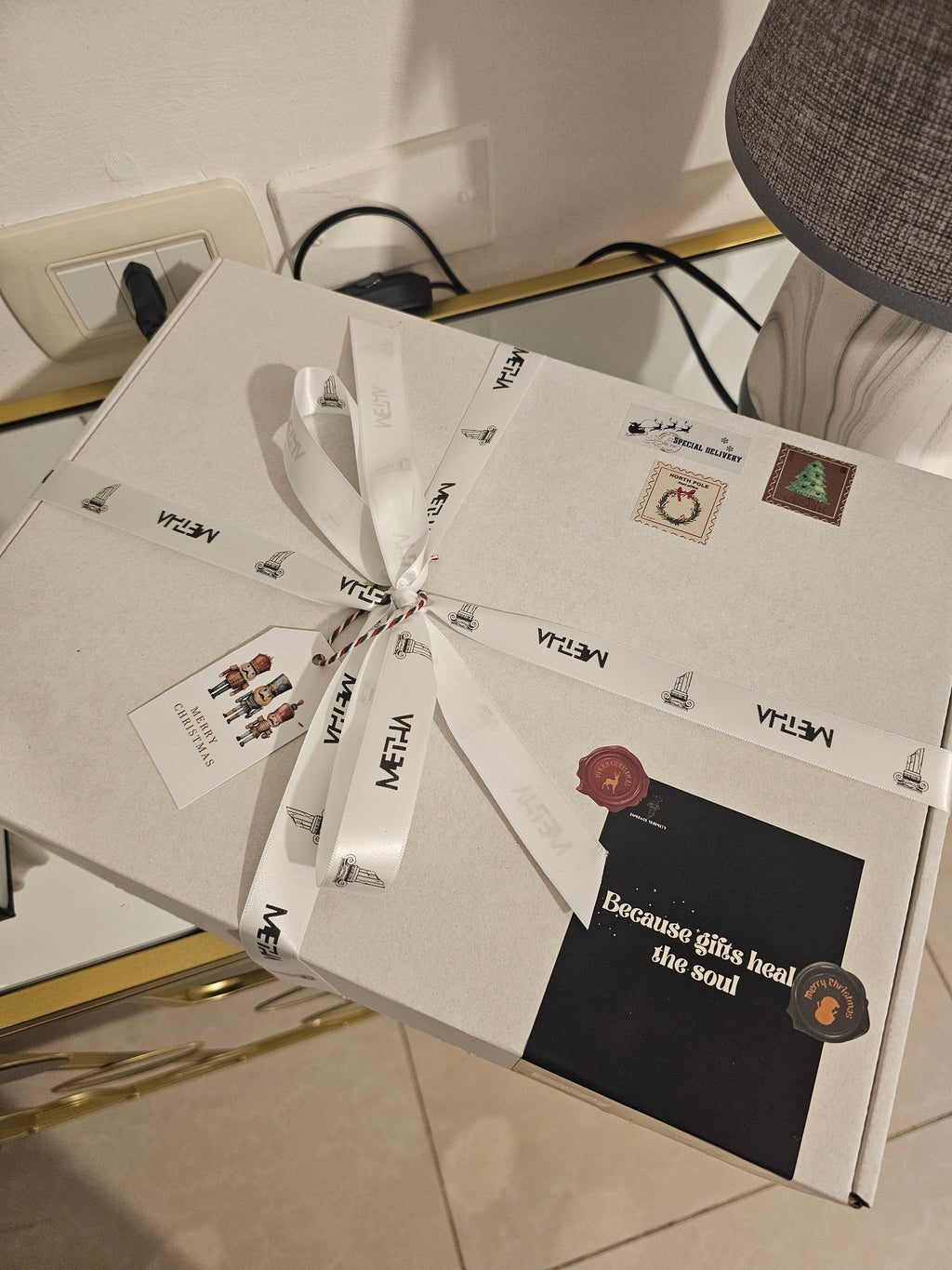 Gingerbread-Snow Village (Festive Tray Set)