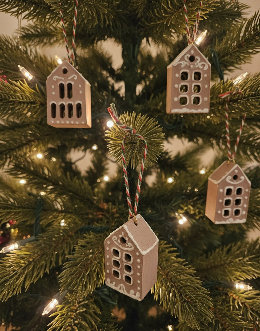 Gingerbread-houses ornaments